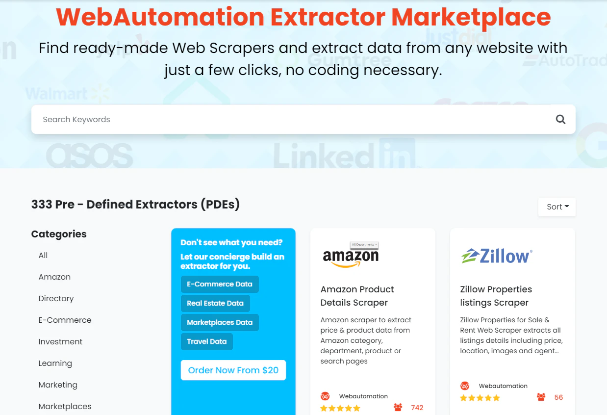 screenshot of WebAutomation