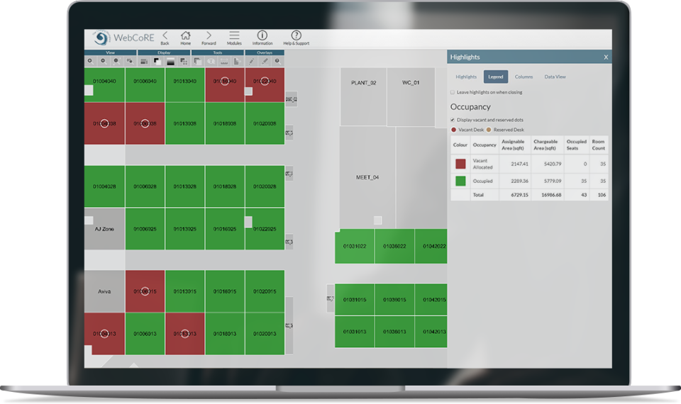 screenshot of WebCoRE