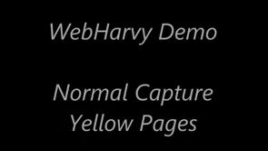 screenshot of WebHarvy