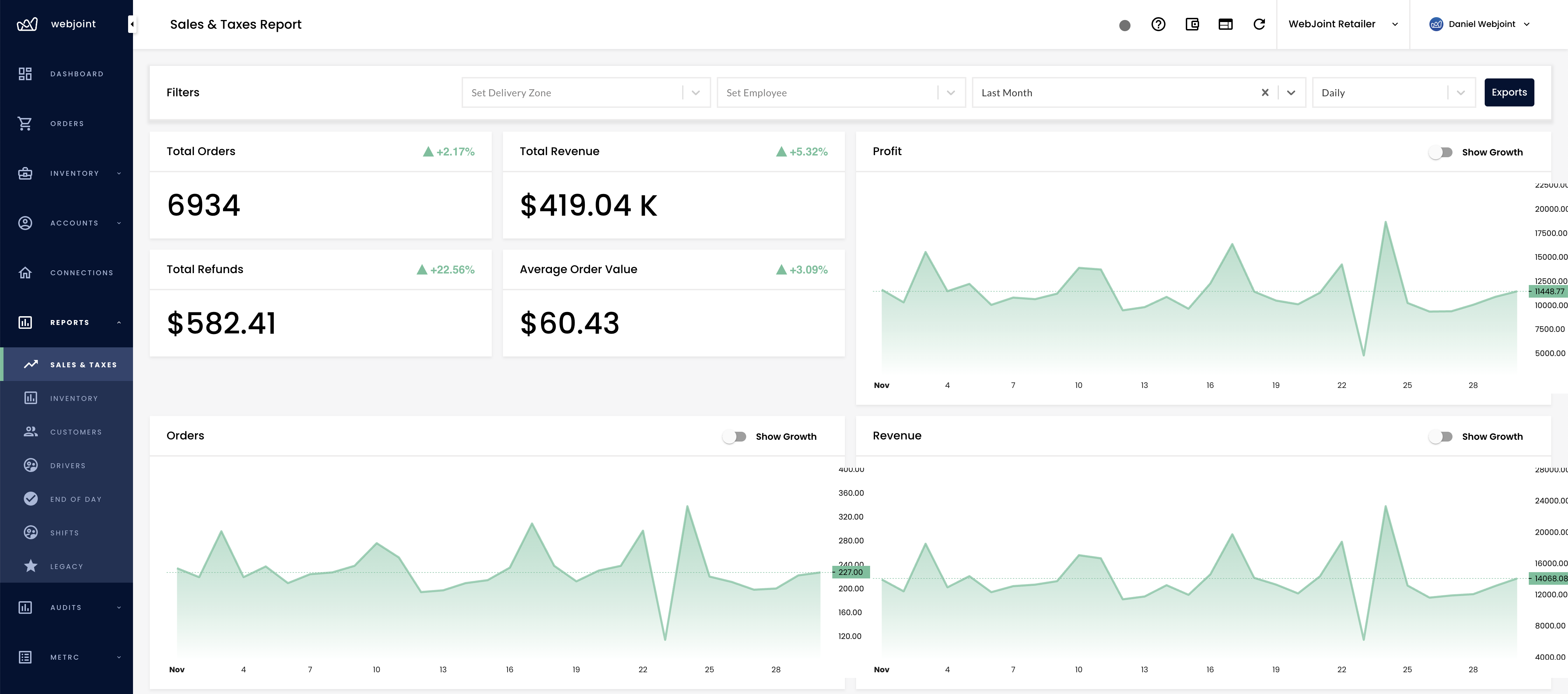 screenshot of WebJoint