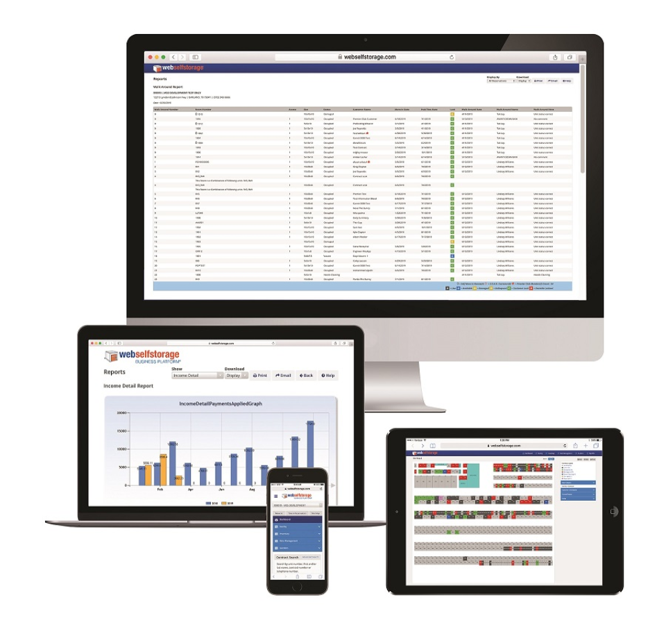screenshot of WebSelfStorage
