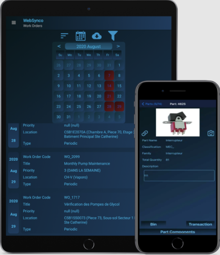 screenshot of WebSynco