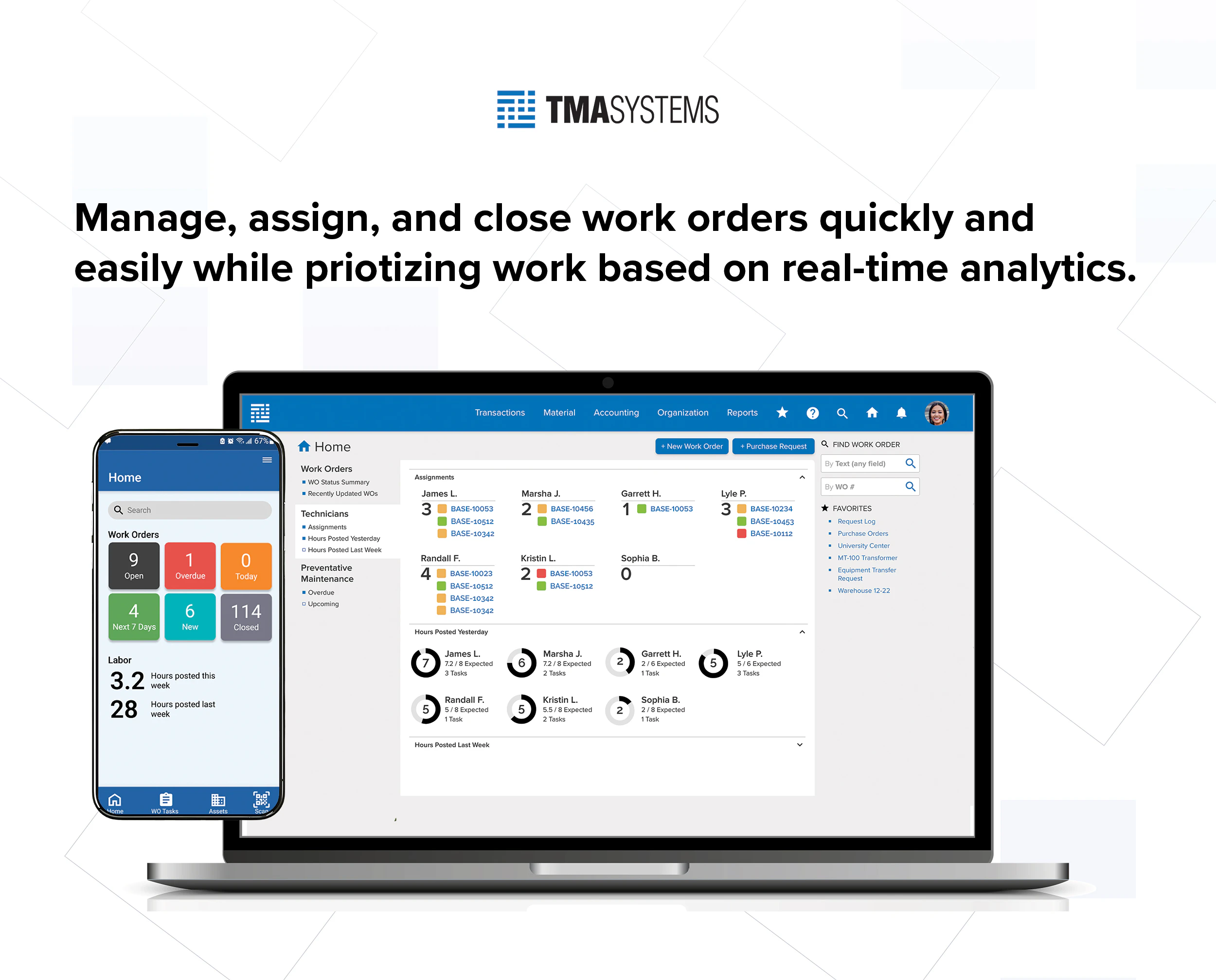 screenshot of WebTMA