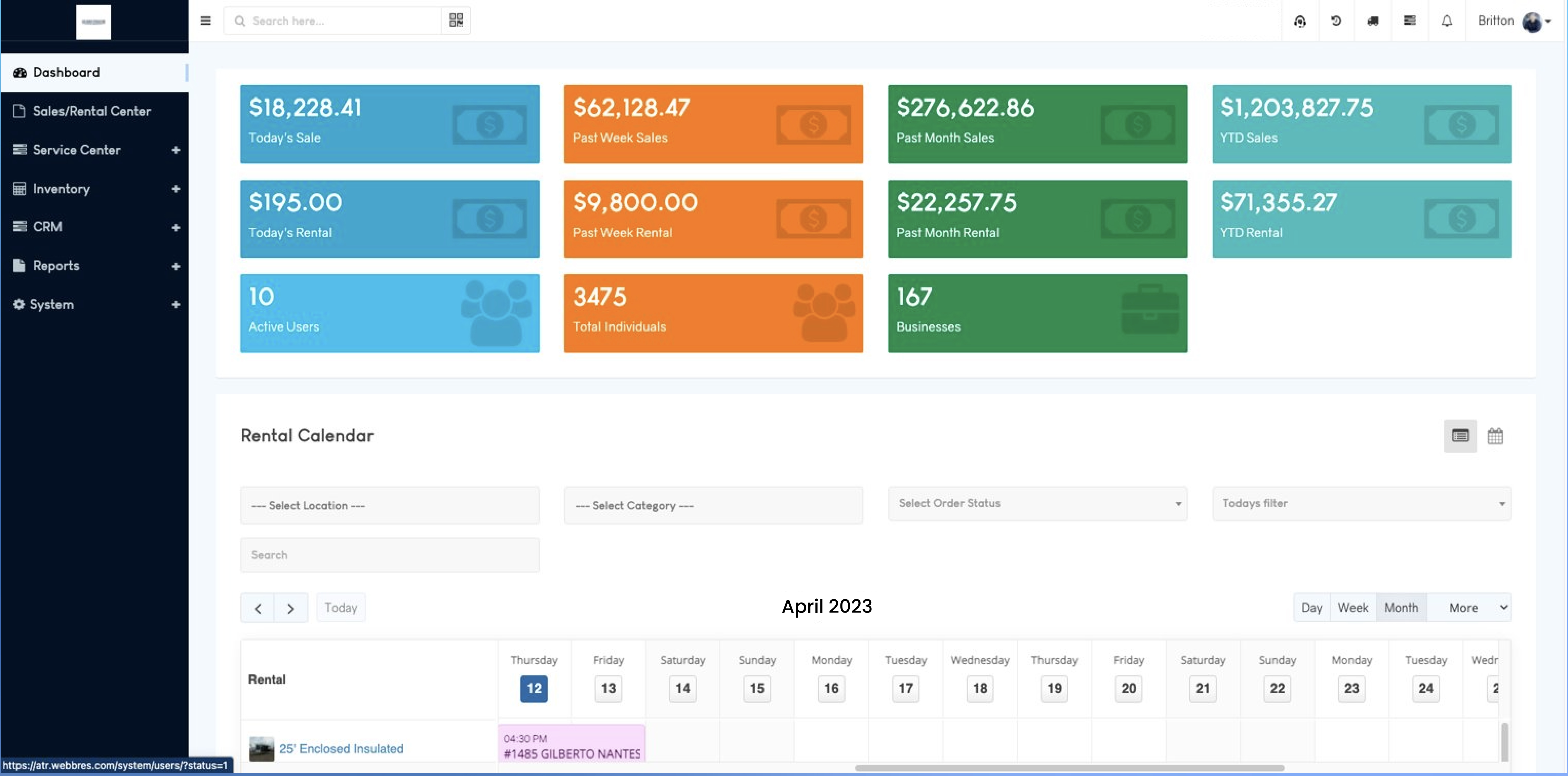screenshot of WebbRes