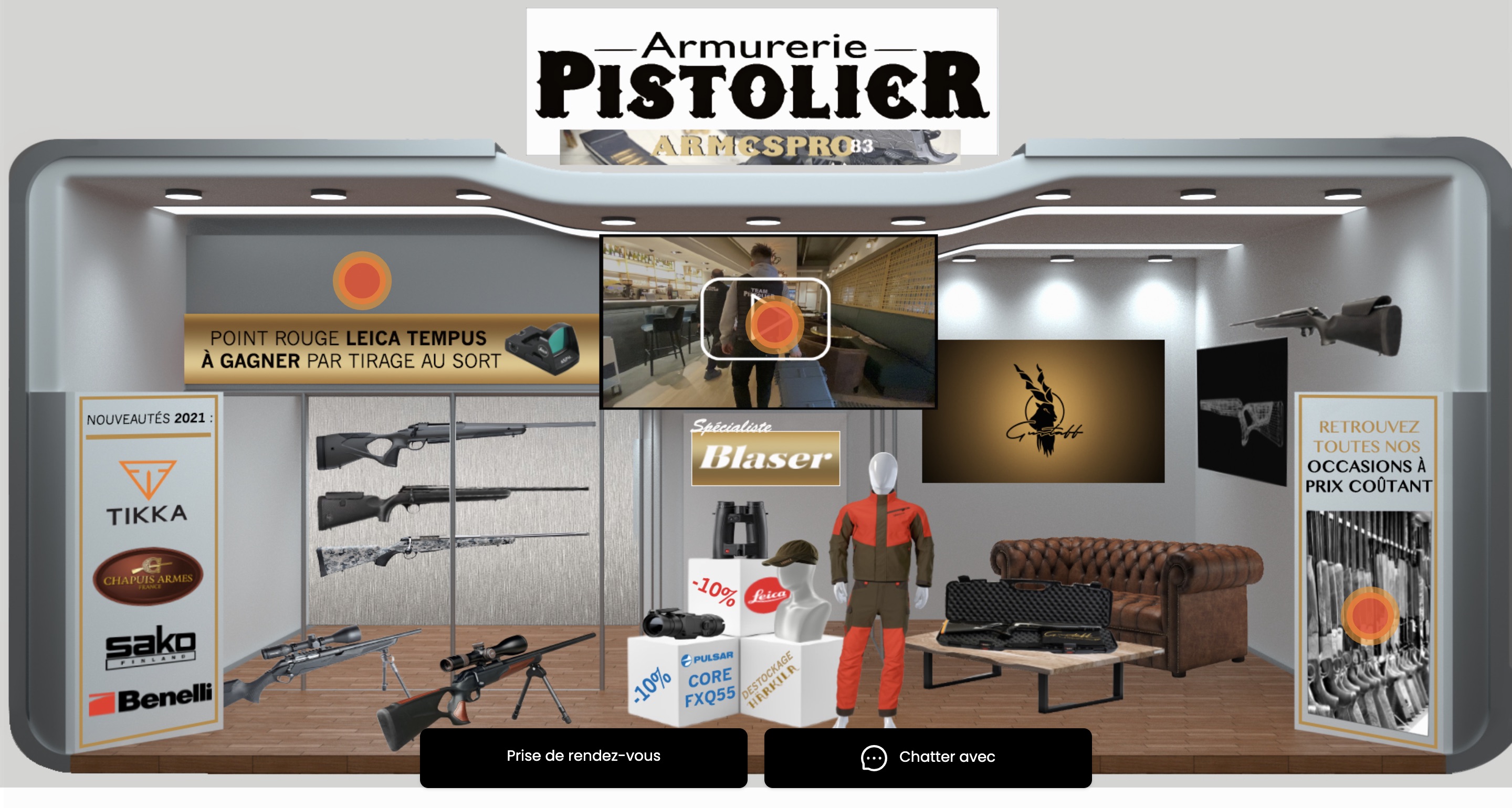 screenshot of Webevents-app