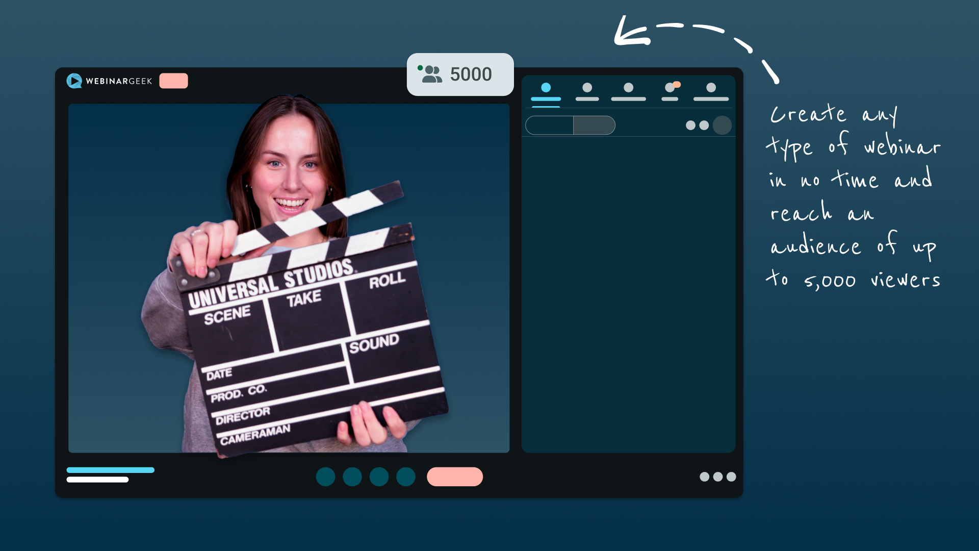 screenshot of WebinarGeek
