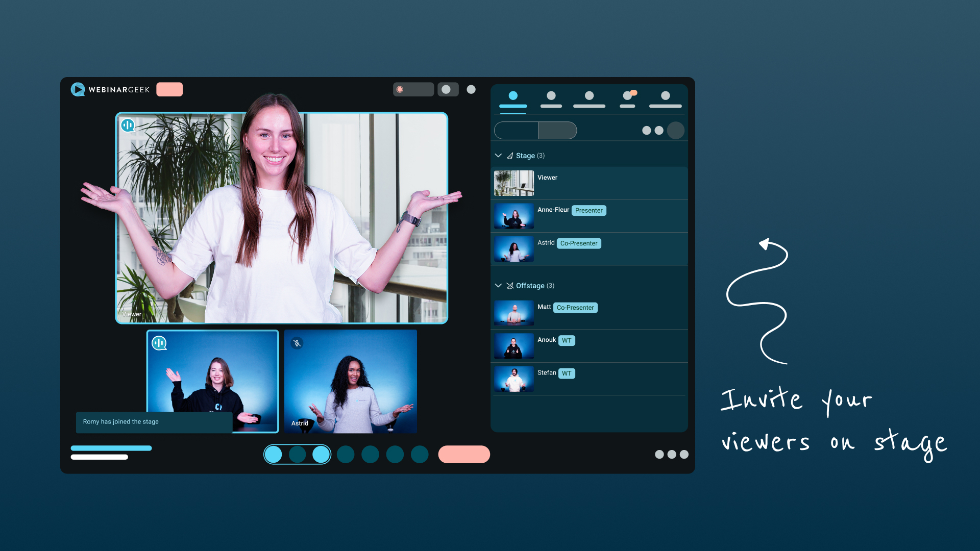 screenshot of WebinarGeek