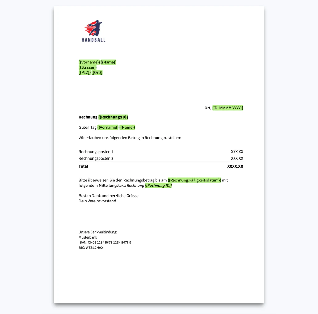 screenshot of Webling