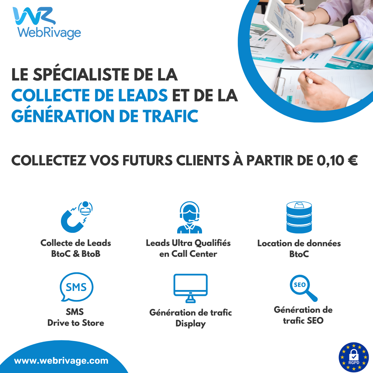 screenshot of Webrivage