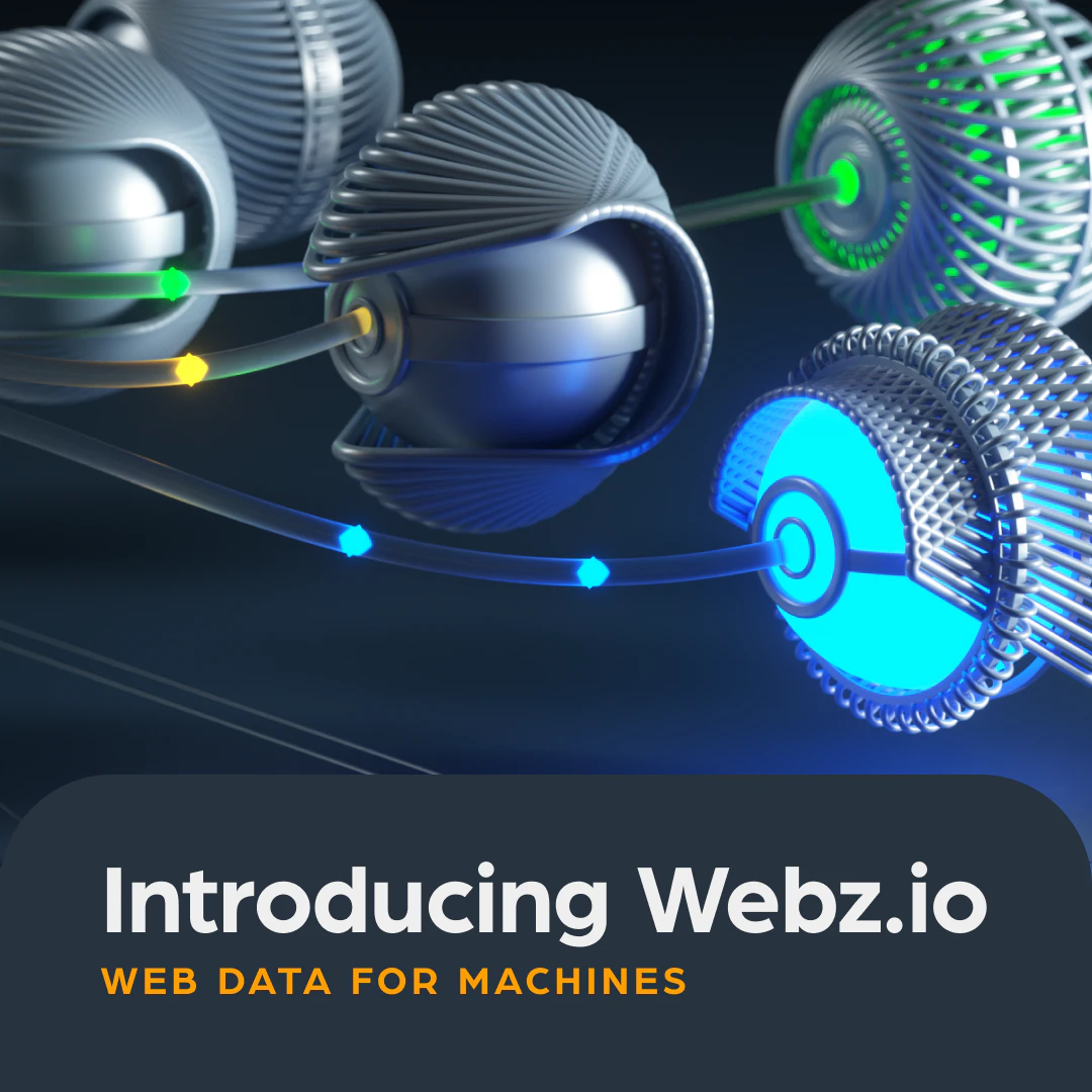 screenshot of Webz.io