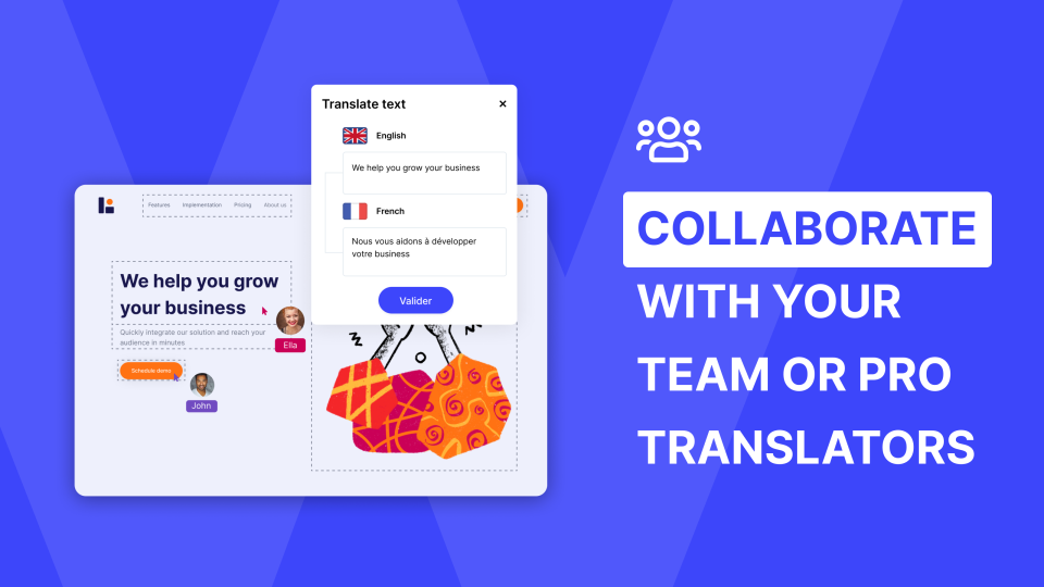 screenshot of Weglot