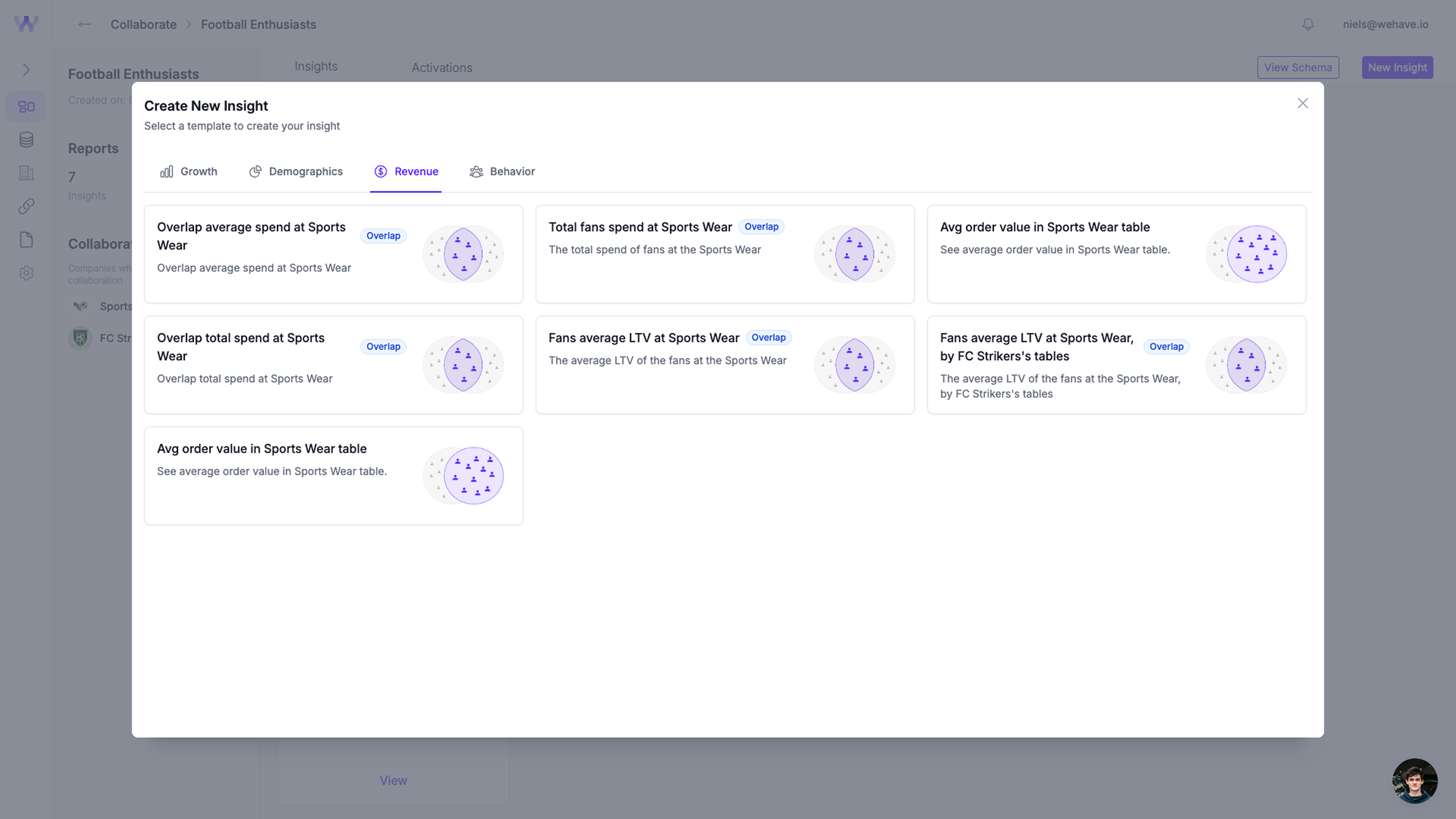 screenshot of Wehave