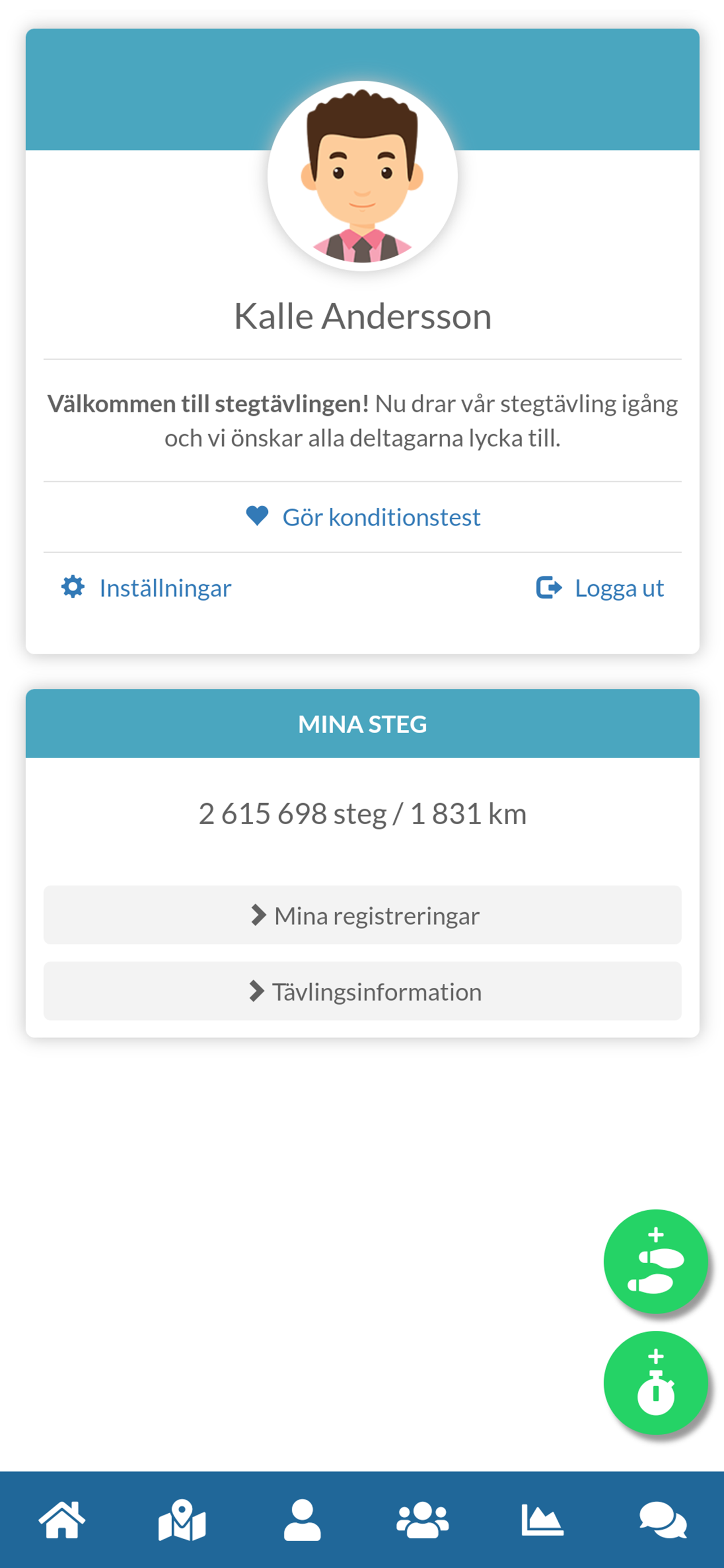 screenshot of Wellstep