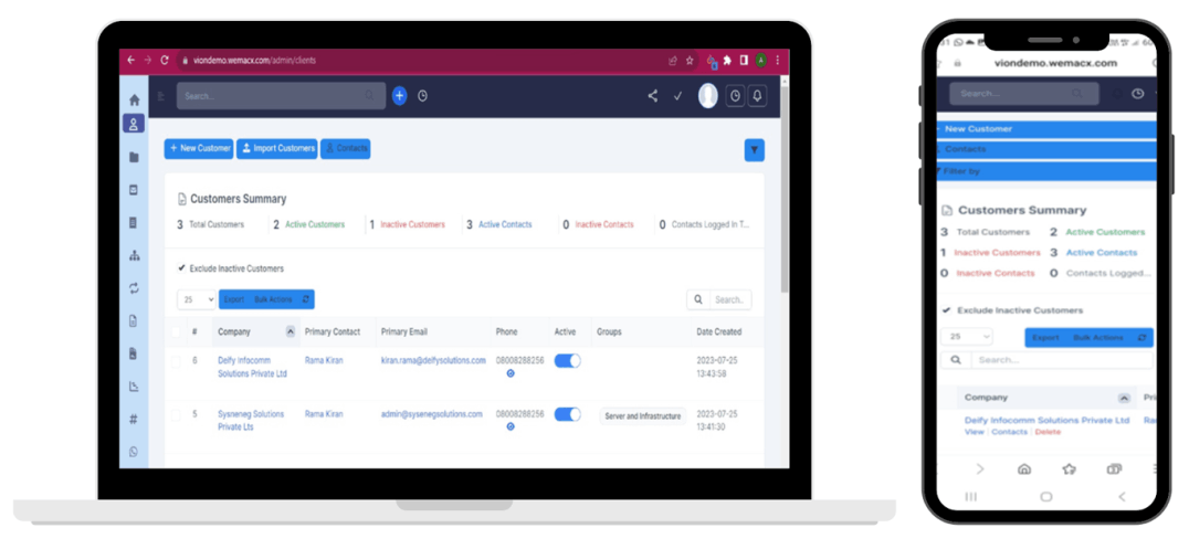 screenshot of Wemacx