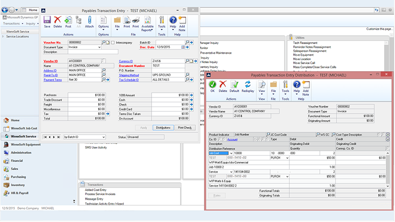 screenshot of WennSoft