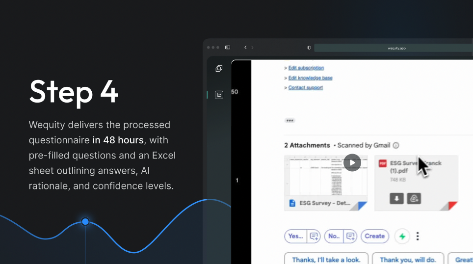 screenshot of Wequity