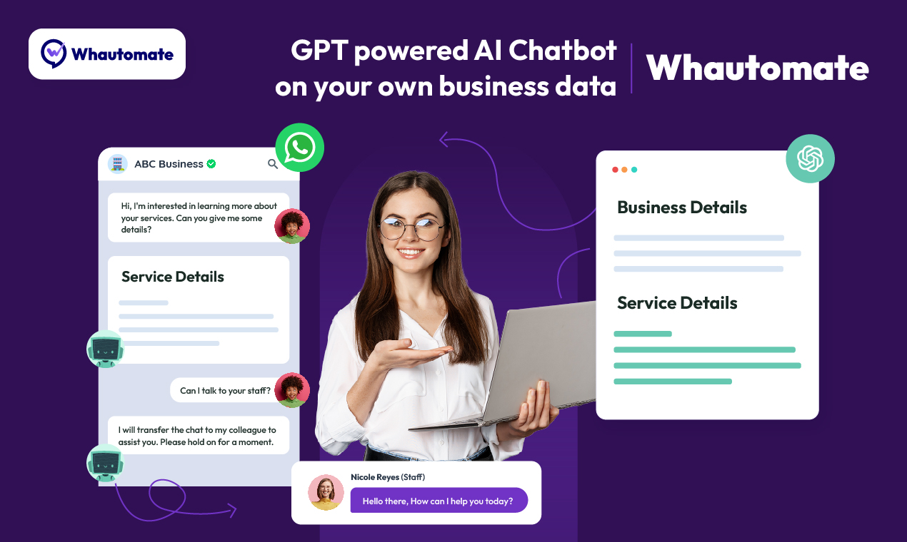 screenshot of Whautomate