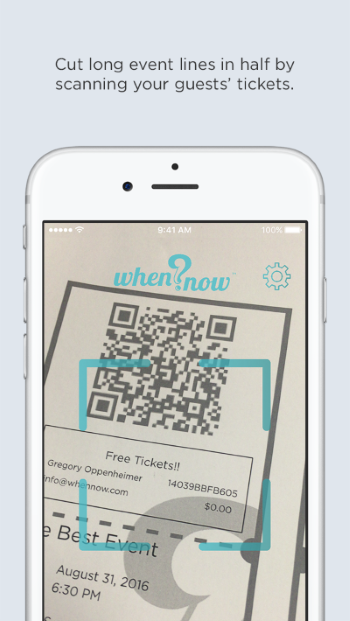 screenshot of WhenNow