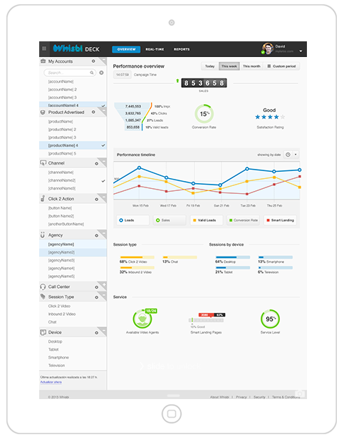 screenshot of Whisbi