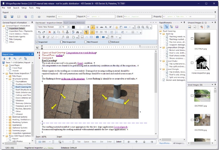 screenshot of WhisperReporter