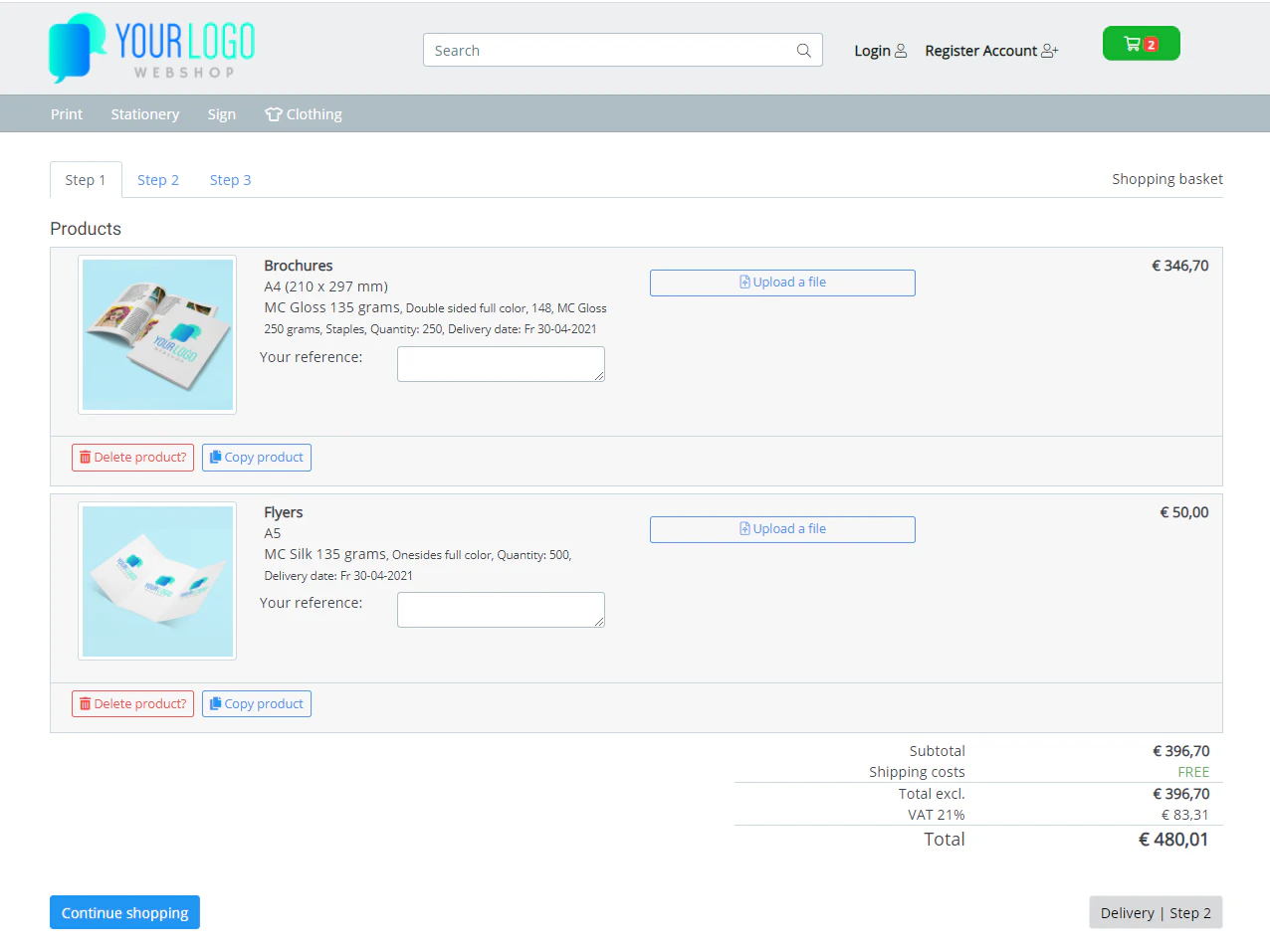 screenshot of WhiteLabelShop