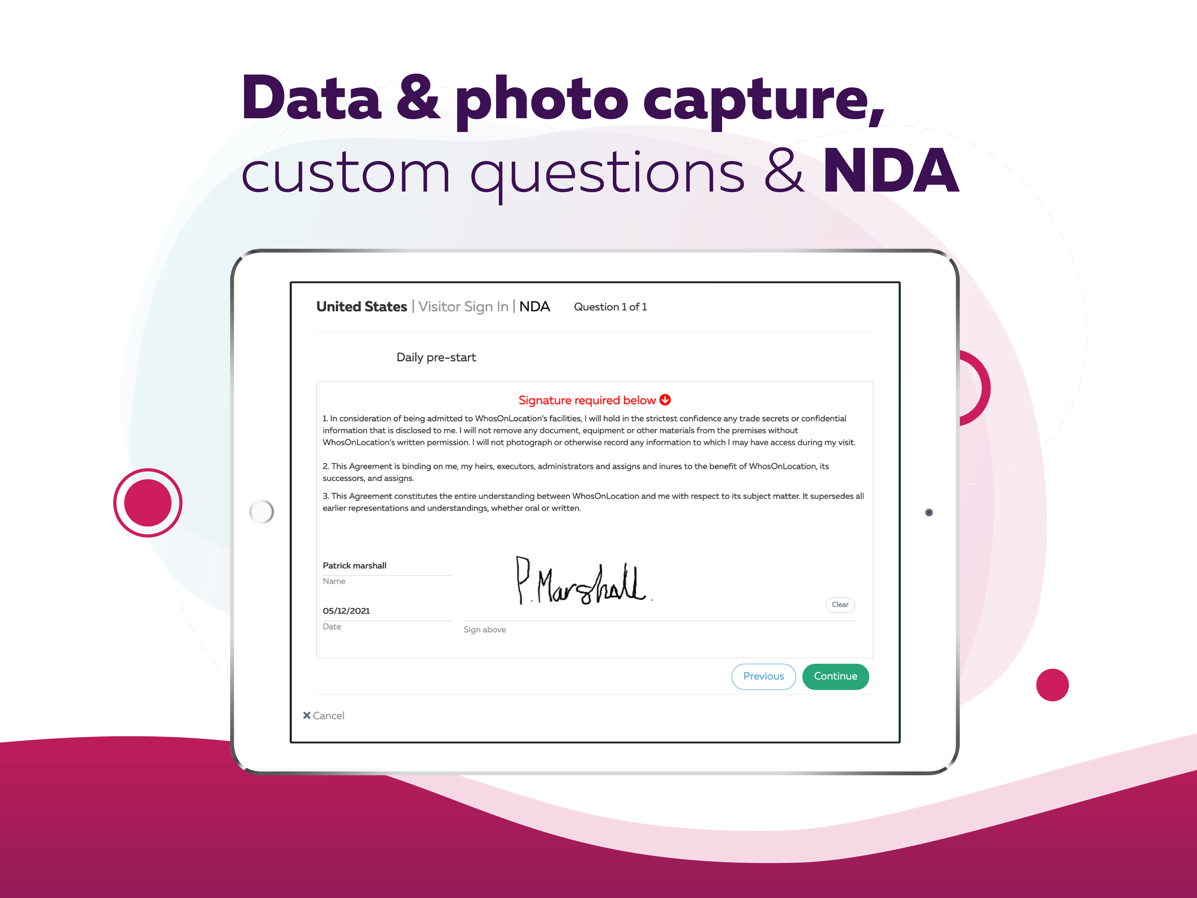 screenshot of WhosOnLocation