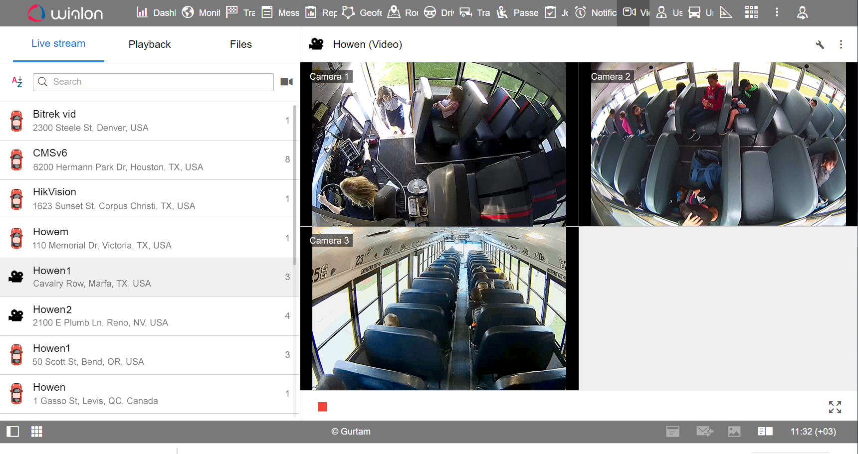 screenshot of Wialon