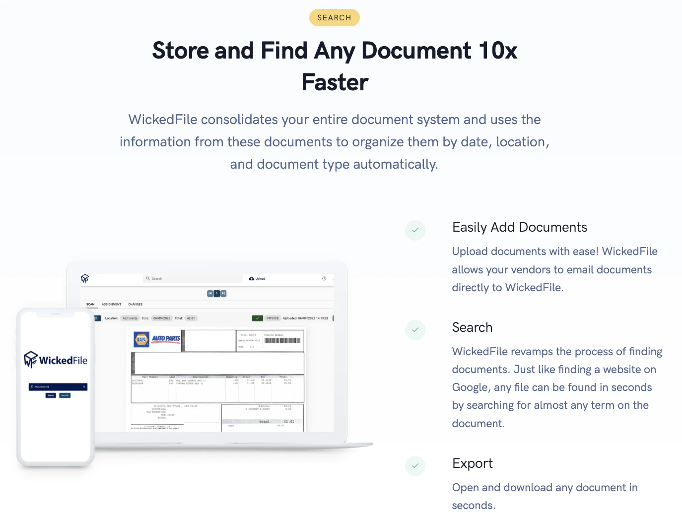 screenshot of WickedFile