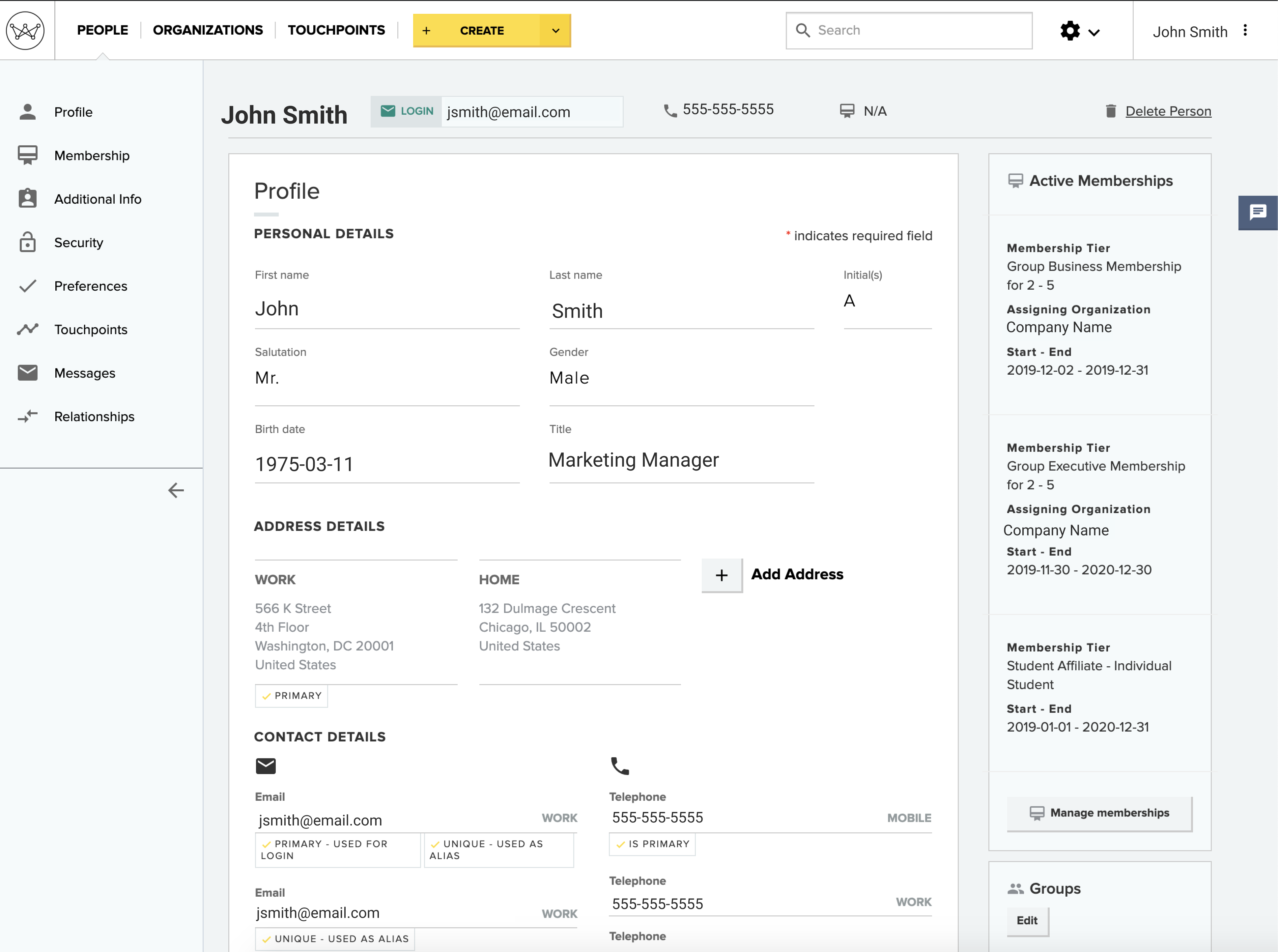 screenshot of Wicket