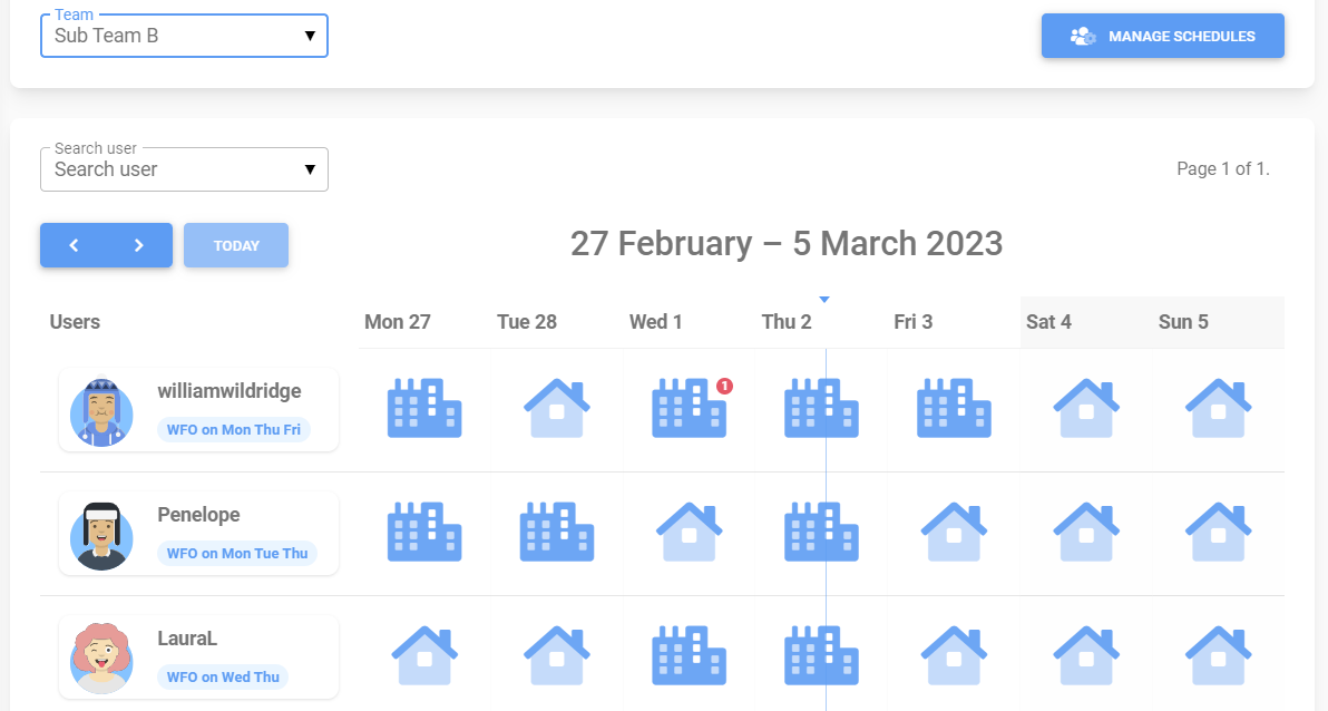 screenshot of WiggleDesk