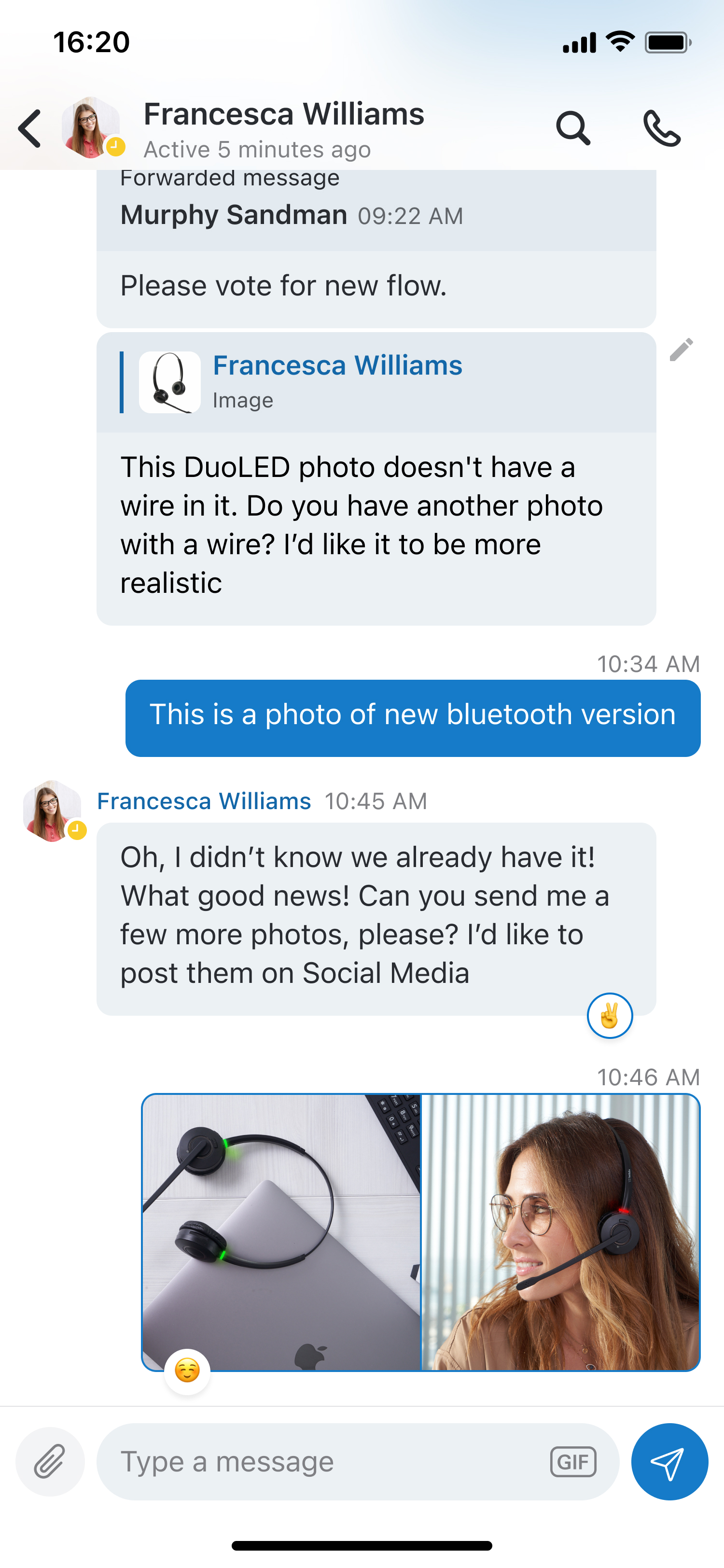 screenshot of Wildix