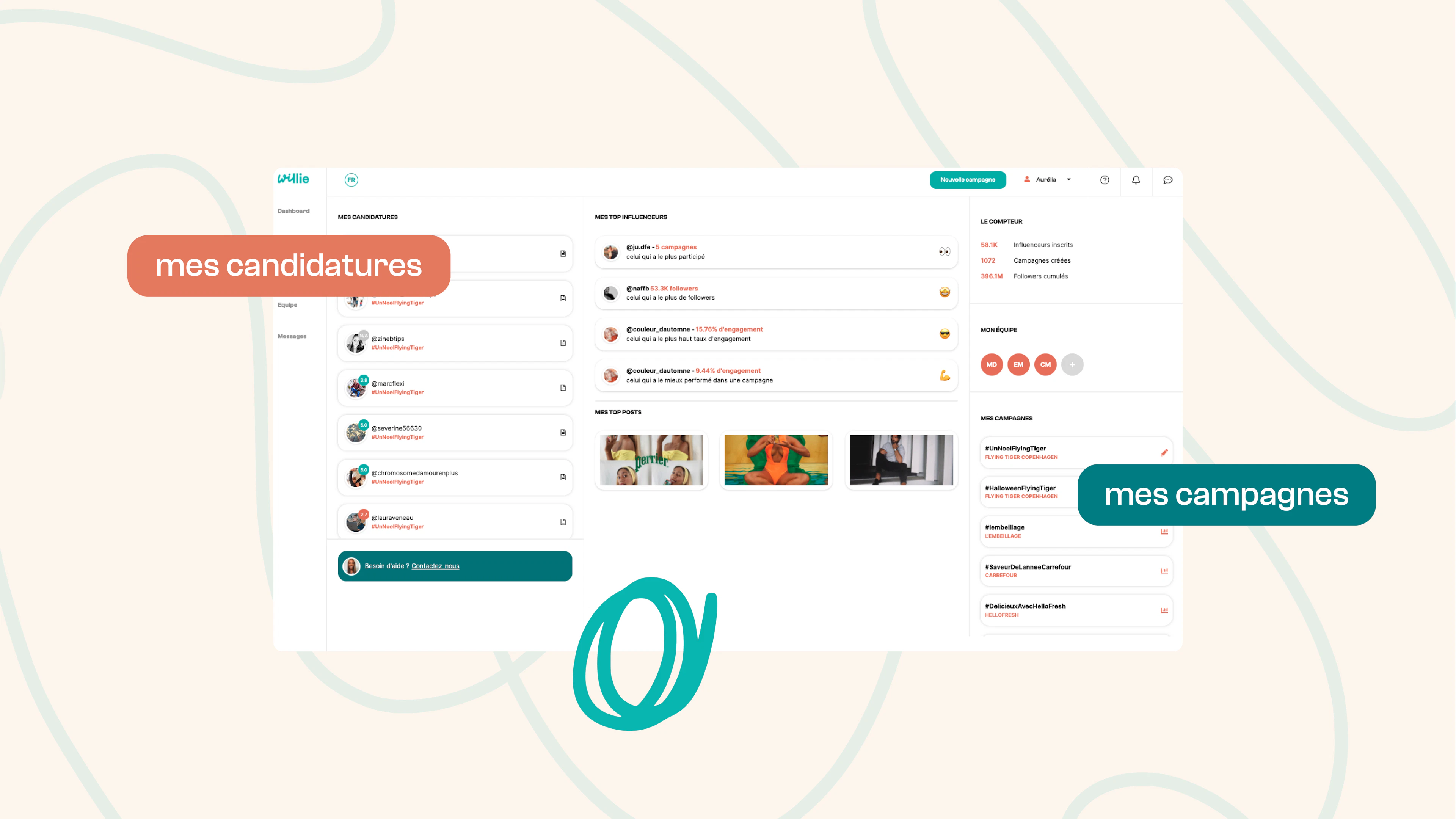 screenshot of Willie