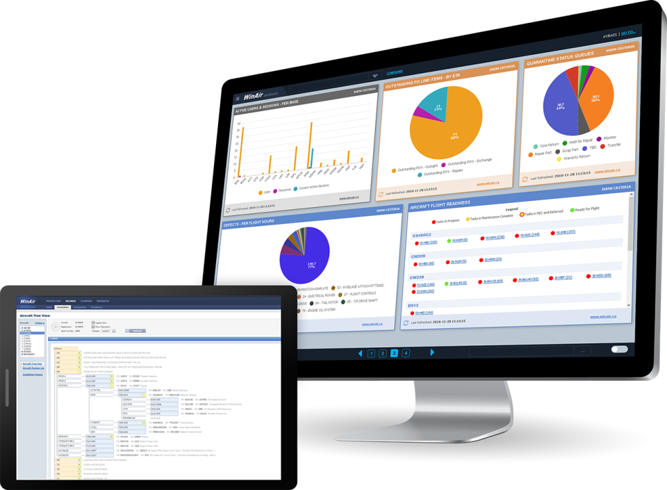 screenshot of WinAir