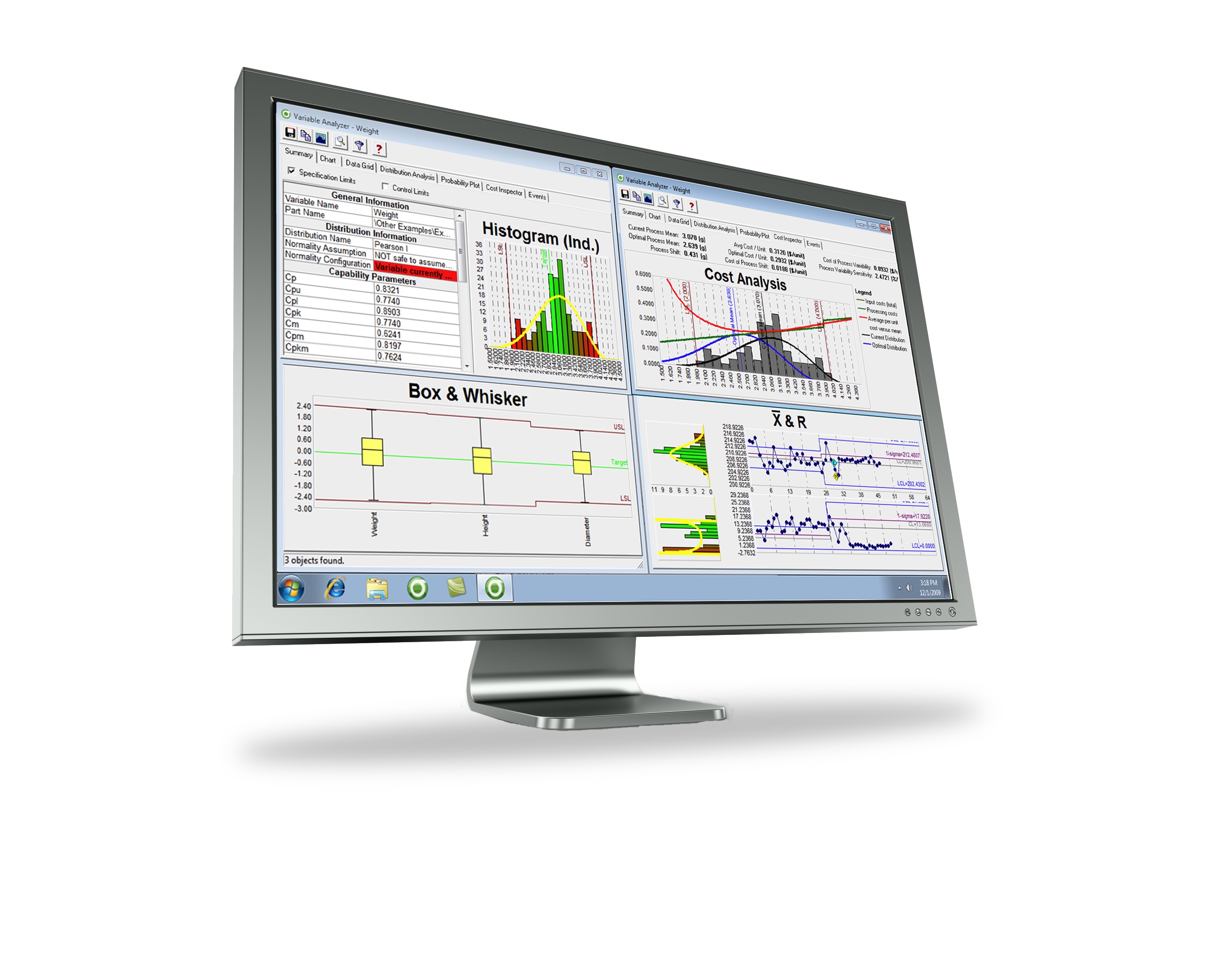 screenshot of WinSPC