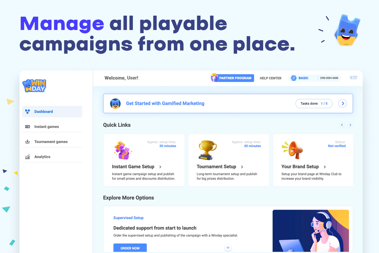 screenshot of Winday