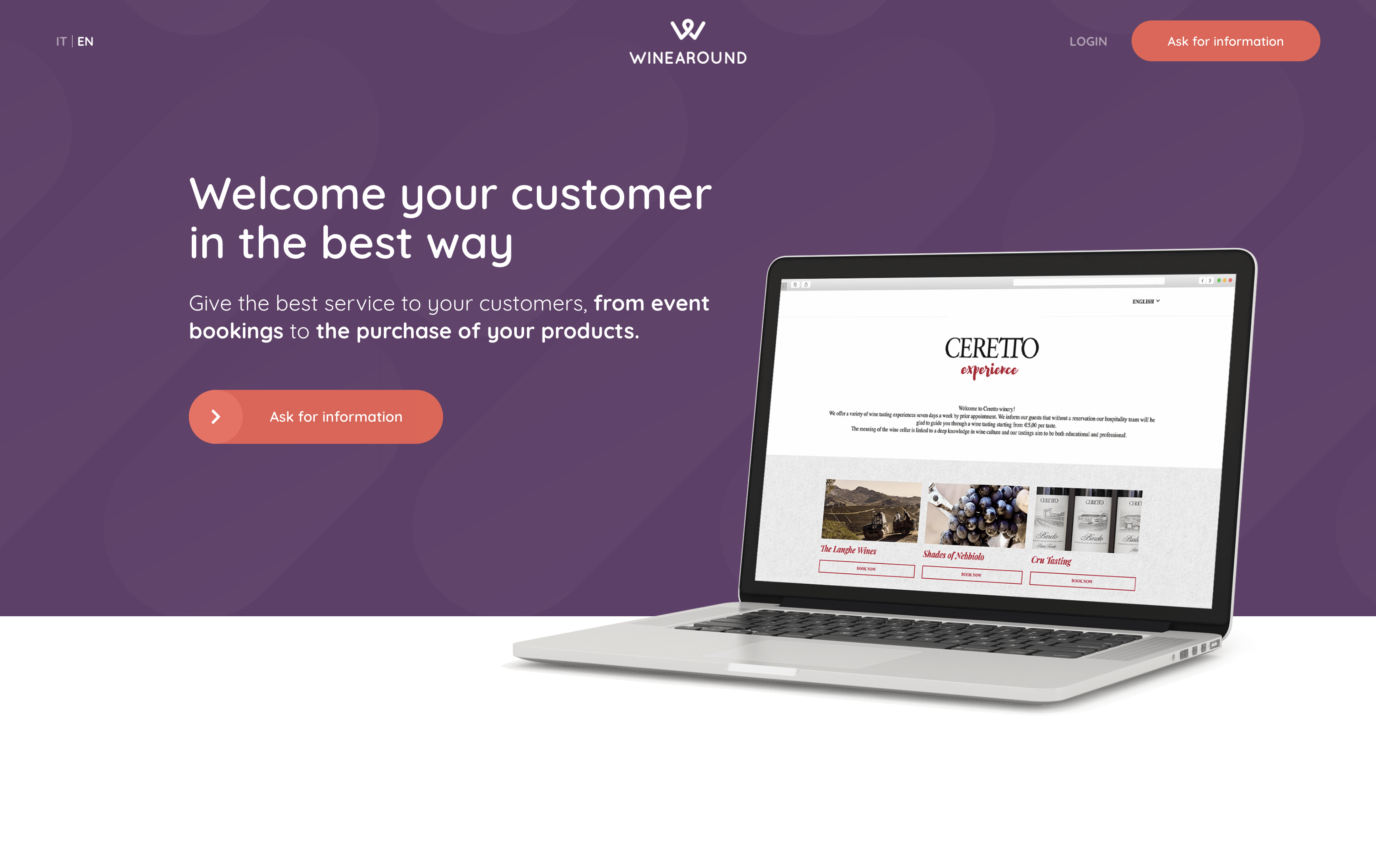 screenshot of WineAround