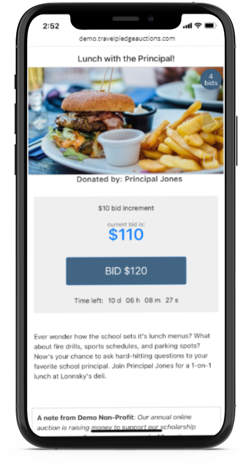 screenshot of WinningBidder.com