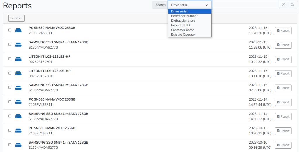 screenshot of Wiperapp