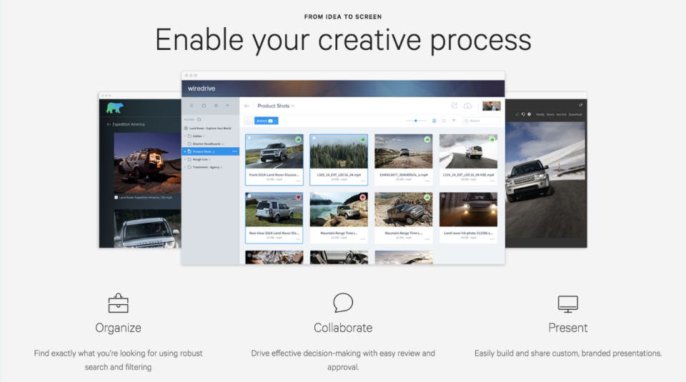 screenshot of Wiredrive