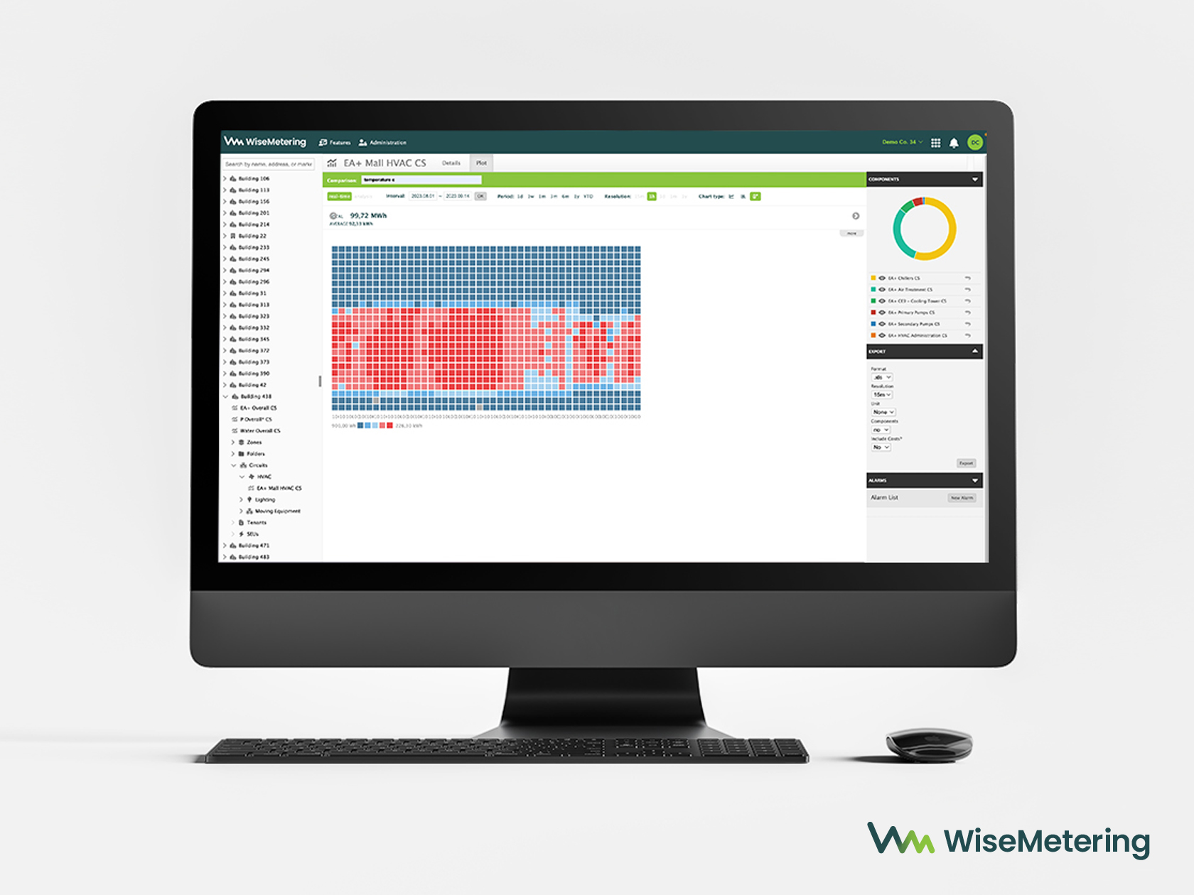 screenshot of WiseMetering