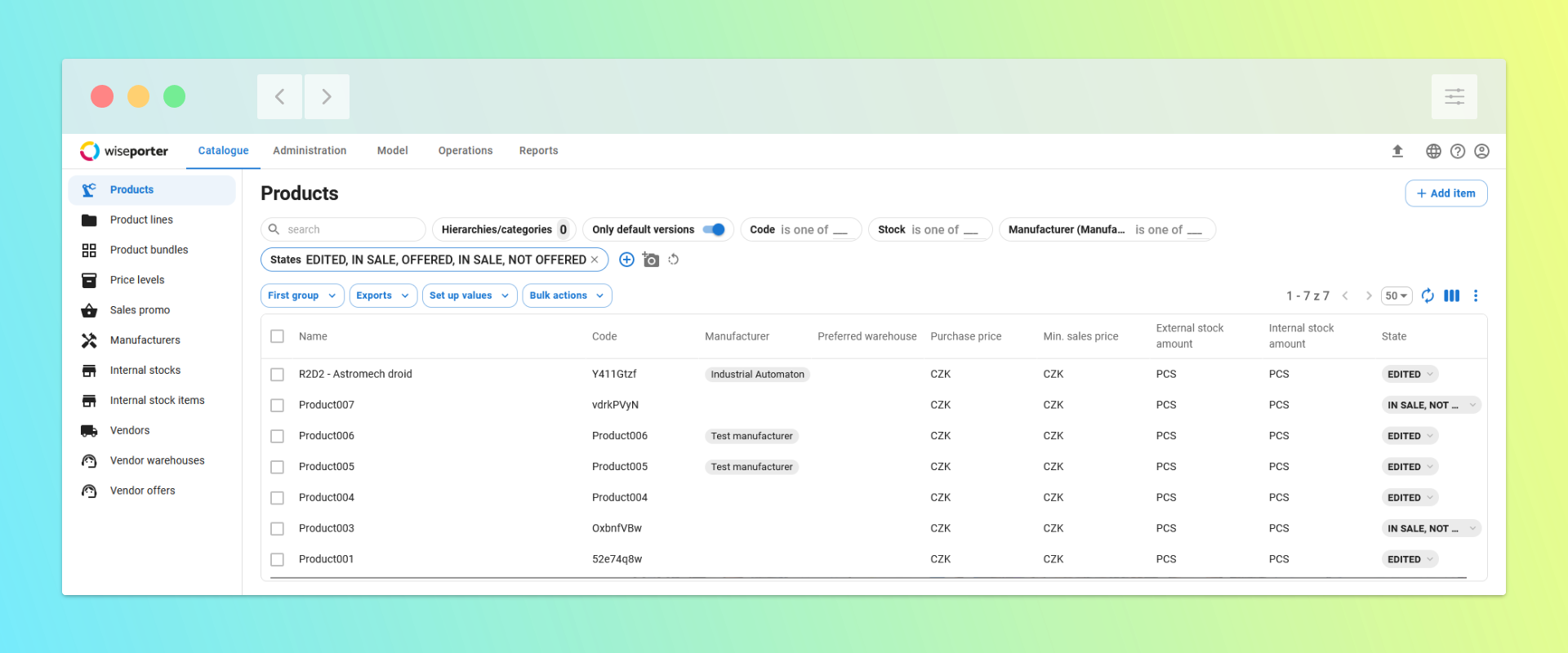 screenshot of WisePorter
