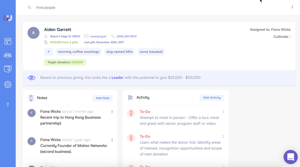 screenshot of Wisely