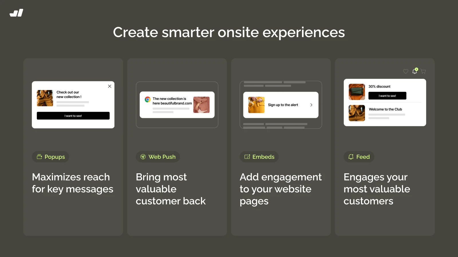 screenshot of Wisepops