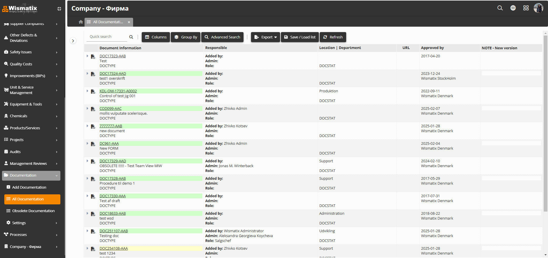 screenshot of Wismatics