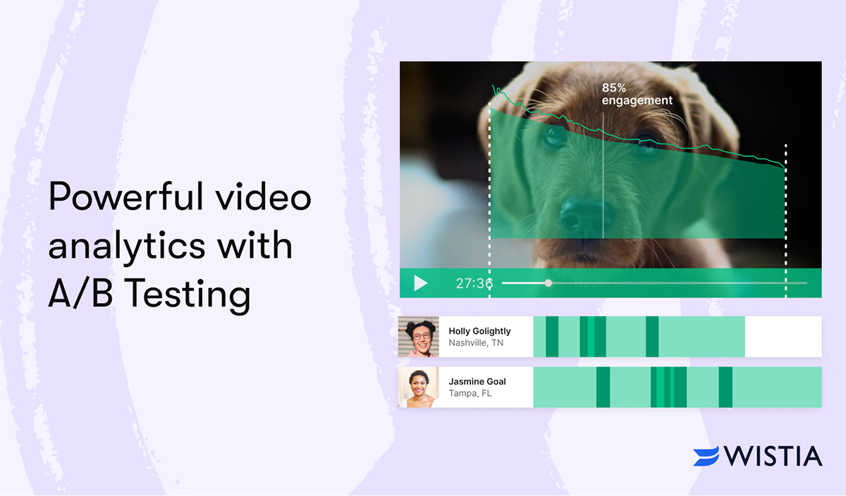 screenshot of Wistia