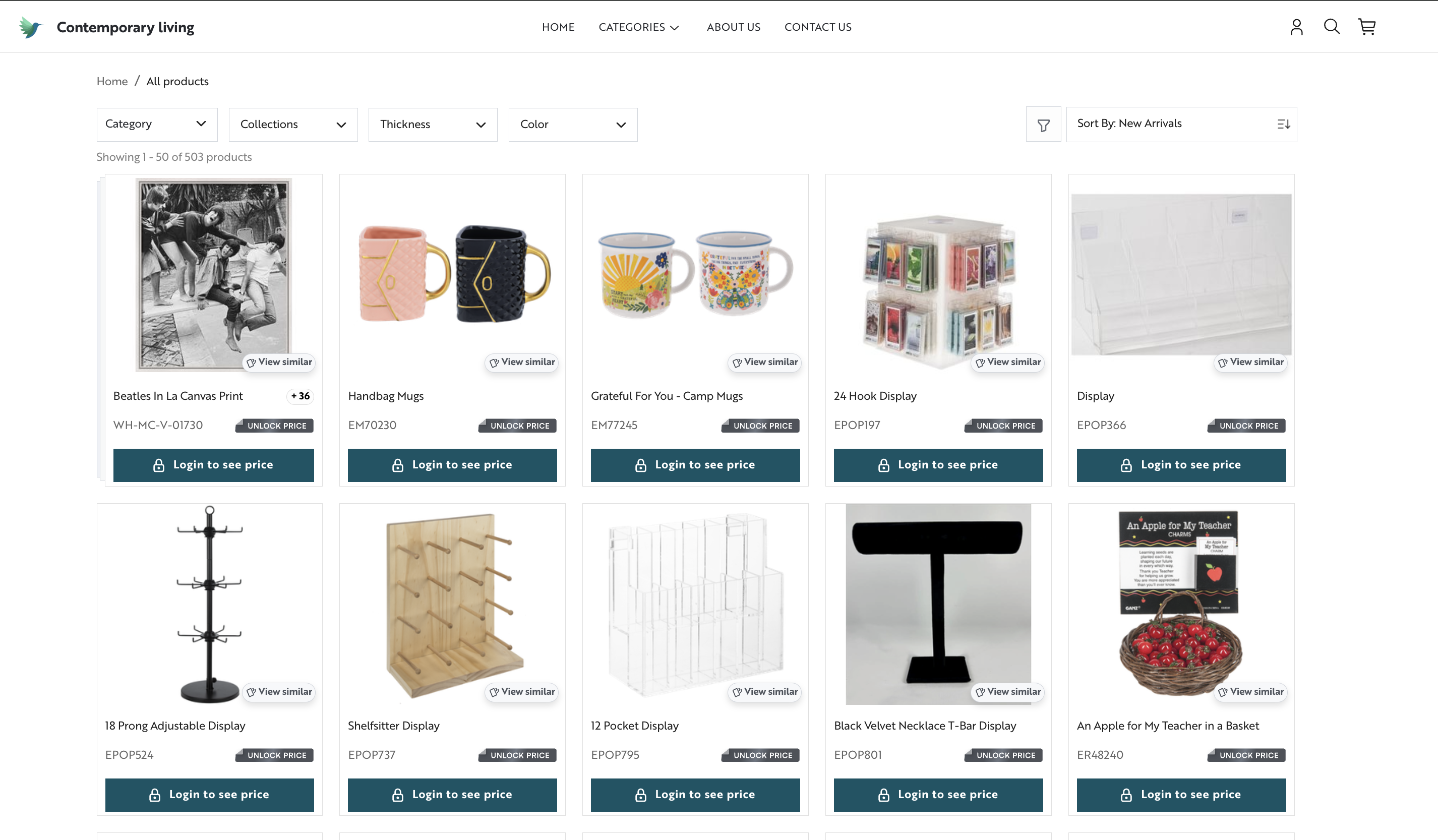 screenshot of WizCommerce