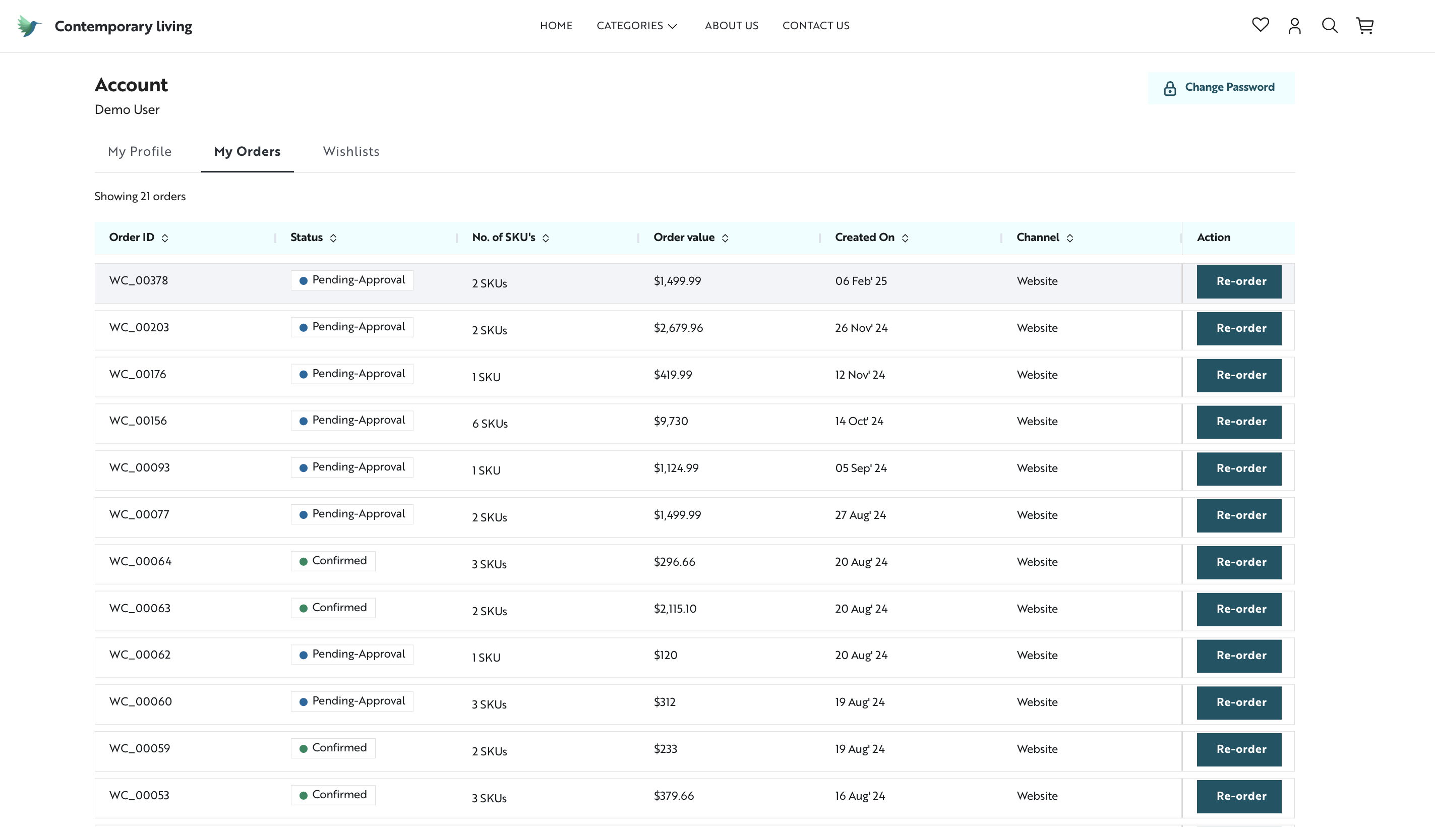 screenshot of WizCommerce