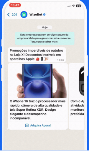 screenshot of WizeBot