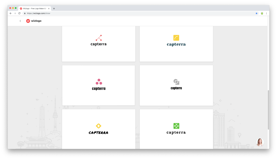 screenshot of Wizlogo