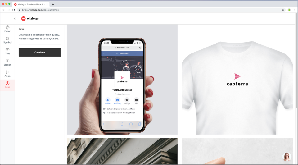 screenshot of Wizlogo